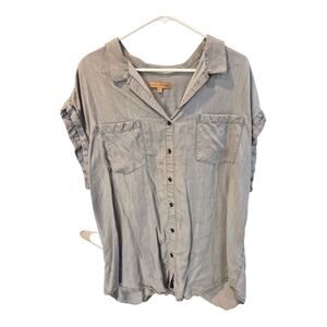 Jachs Girlfriend Light Gray Shirt Button Up